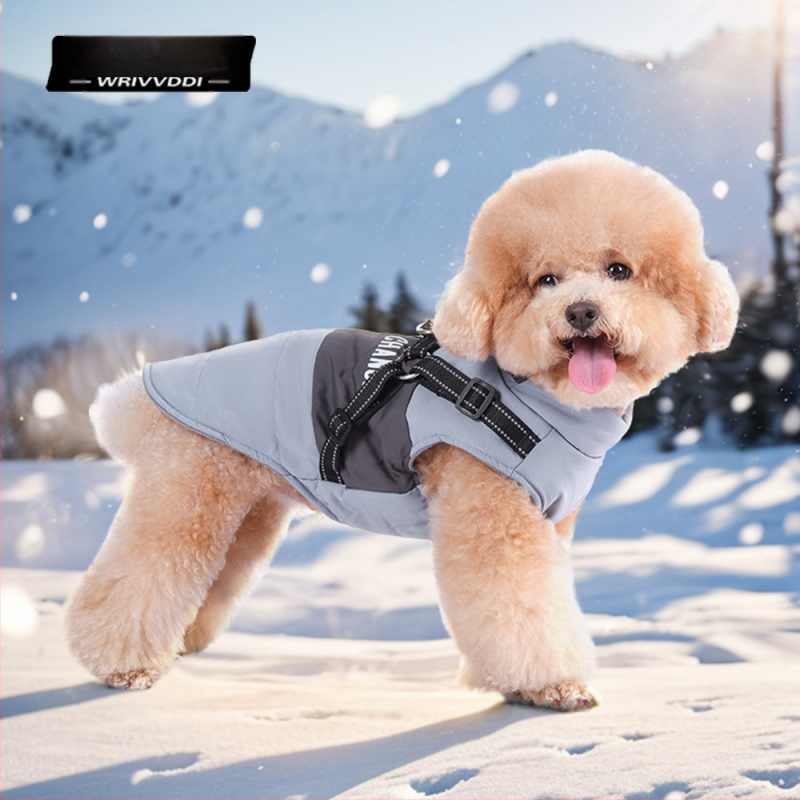 Uued sügis- ja talvelemmiriided väikesele koerale, veekindlad, paksendatud soojad koerariided, helkurrihmaga koerariided, hulgimüük