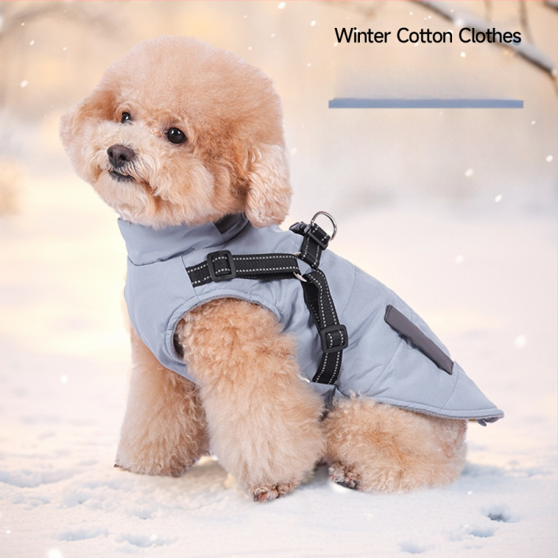 Uued sügis- ja talvelemmiriided väikesele koerale, veekindlad, paksendatud soojad koerariided, helkurrihmaga koerariided, hulgimüük