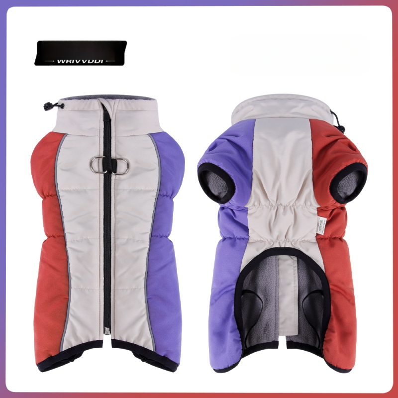 Uued sügis- ja talvelemmiriided väikesele koerale, veekindlad, paksendatud soojad koerariided, helkurrihmaga koerariided, hulgimüük