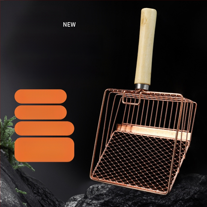 6 kartos kačių kraiko kastuvas ilga rankena metalinis kačių kraiko kastuvas iš nerūdijančio plieno didelis kačių kastuvas išmatoms oficialus valymo įrankis gamyklos tiesioginis pardavimas