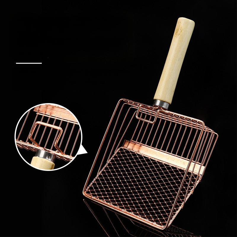 6 kartos kačių kraiko kastuvas ilga rankena metalinis kačių kraiko kastuvas iš nerūdijančio plieno didelis kačių kastuvas išmatoms oficialus valymo įrankis gamyklos tiesioginis pardavimas