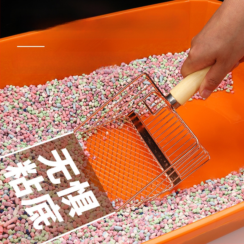 6 kartos kačių kraiko kastuvas ilga rankena metalinis kačių kraiko kastuvas iš nerūdijančio plieno didelis kačių kastuvas išmatoms oficialus valymo įrankis gamyklos tiesioginis pardavimas