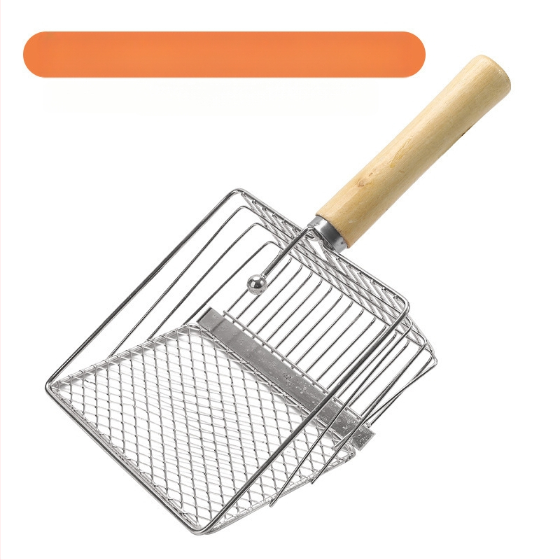 6 kartos kačių kraiko kastuvas ilga rankena metalinis kačių kraiko kastuvas iš nerūdijančio plieno didelis kačių kastuvas išmatoms oficialus valymo įrankis gamyklos tiesioginis pardavimas