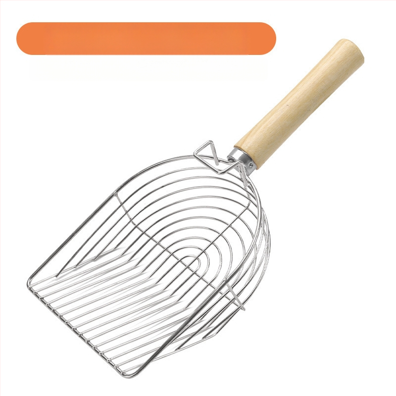 6 kartos kačių kraiko kastuvas ilga rankena metalinis kačių kraiko kastuvas iš nerūdijančio plieno didelis kačių kastuvas išmatoms oficialus valymo įrankis gamyklos tiesioginis pardavimas