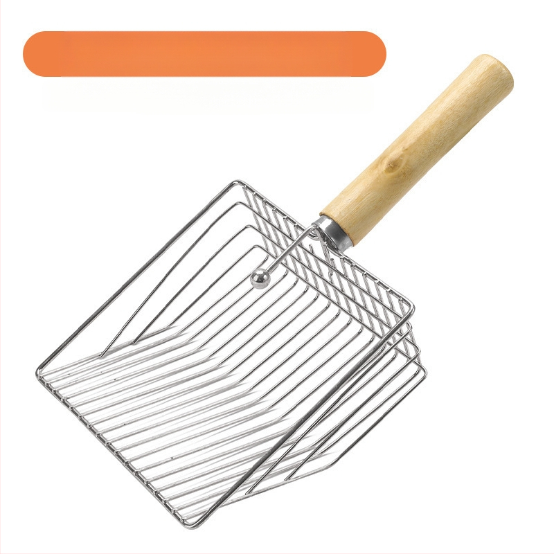 6 kartos kačių kraiko kastuvas ilga rankena metalinis kačių kraiko kastuvas iš nerūdijančio plieno didelis kačių kastuvas išmatoms oficialus valymo įrankis gamyklos tiesioginis pardavimas