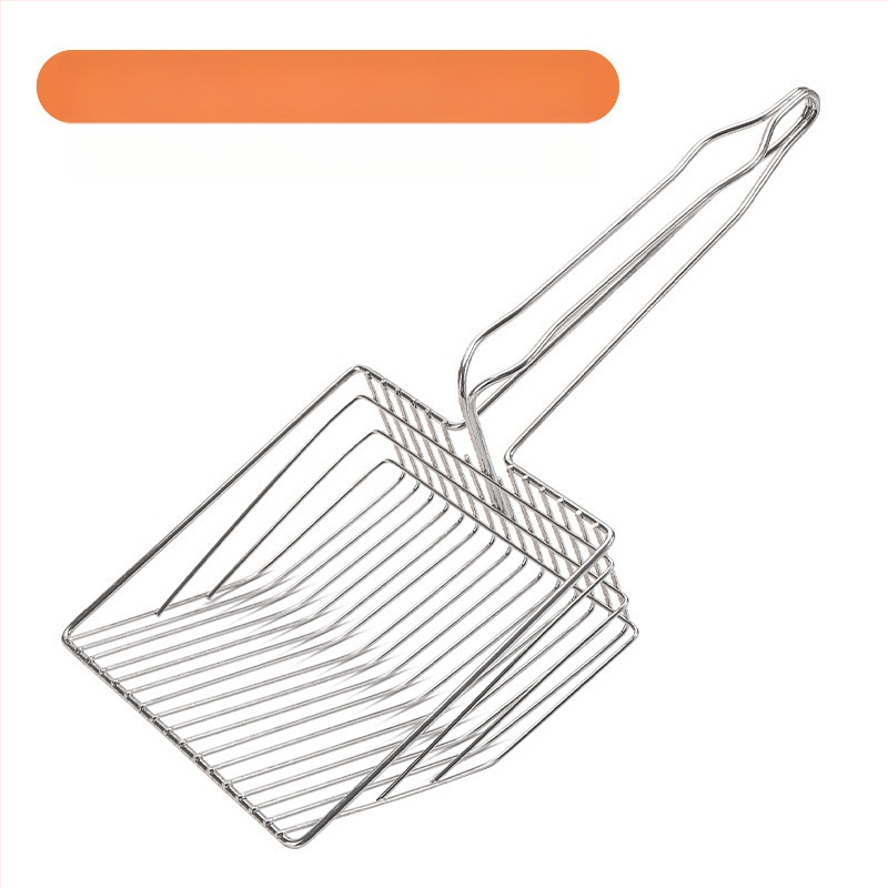 6 kartos kačių kraiko kastuvas ilga rankena metalinis kačių kraiko kastuvas iš nerūdijančio plieno didelis kačių kastuvas išmatoms oficialus valymo įrankis gamyklos tiesioginis pardavimas