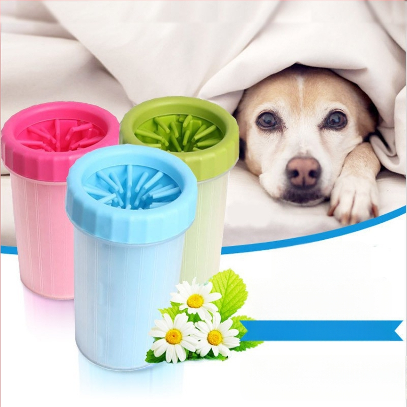 Produse Amazon Nou Cană de spălat picioare pentru animale de companie Cană mare de spălat labe pentru animale de companie din silicon Curățător labe pentru câini