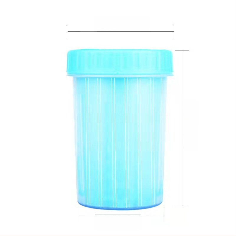 Produse Amazon Nou Cană de spălat picioare pentru animale de companie Cană mare de spălat labe pentru animale de companie din silicon Curățător labe pentru câini