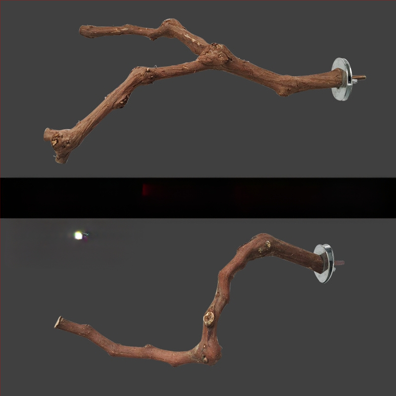 „Yuedi“ vynuogių medinė meškerė, paukščių stotelė, vynuogių narvo šlifavimo žnyplės, meškerė, papūgų paukščių stotelė