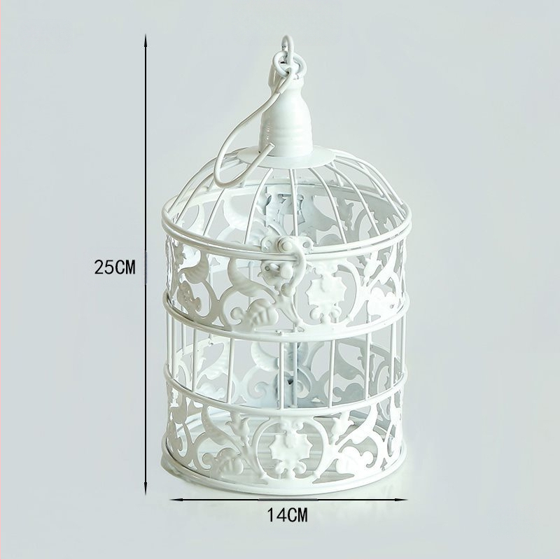 Europietiško stiliaus geležinės dekoracijos, paukščių narvelis, balti langai, fotografija, baldai, rekvizitai, viešbutis, vestuvės, mėsingi, retro stiliaus papuošalai