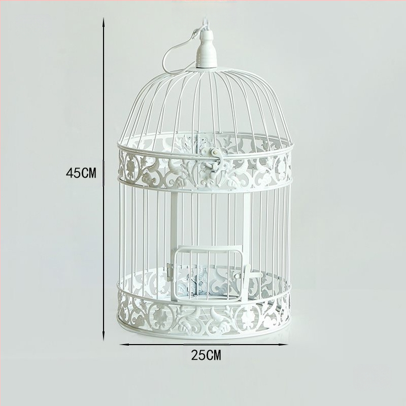 Europietiško stiliaus geležinės dekoracijos, paukščių narvelis, balti langai, fotografija, baldai, rekvizitai, viešbutis, vestuvės, mėsingi, retro stiliaus papuošalai