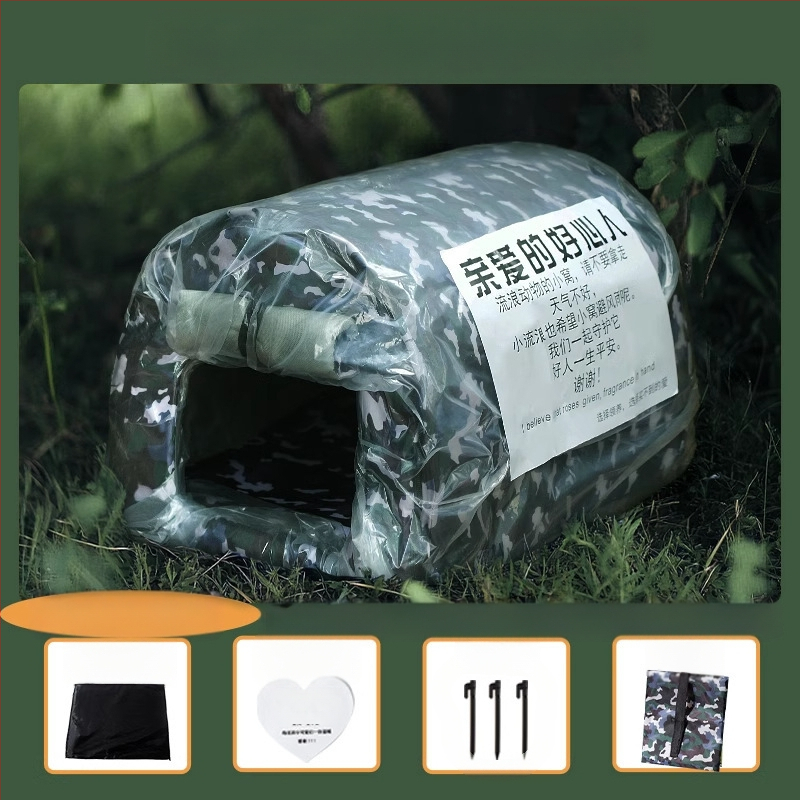 Jesen i zima topla vodootporna ljubav lutalice životinje lučna kuća mačje gnijezdo hladni snijeg šator pseća kućica gnijezdo za kućne ljubimce