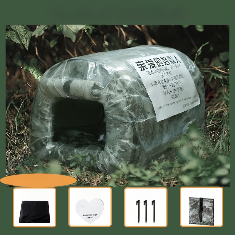 Jesen i zima topla vodootporna ljubav lutalice životinje lučna kuća mačje gnijezdo hladni snijeg šator pseća kućica gnijezdo za kućne ljubimce