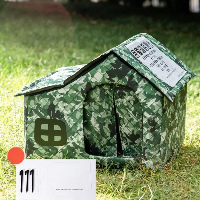 Jesen i zima topla vodootporna ljubav lutalice životinje lučna kuća mačje gnijezdo hladni snijeg šator pseća kućica gnijezdo za kućne ljubimce