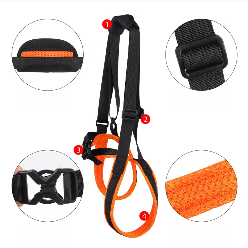 Populaarne koerte abivöö eakatele puuetega koertele reguleeritav veojõuköis