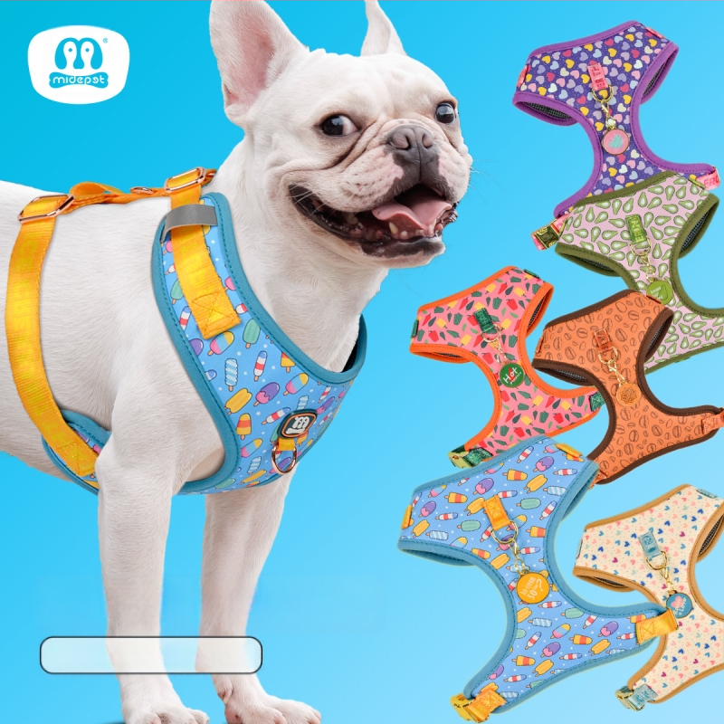 Uus armas suvine lemmiklooma rinnarihmaga ripats keskmistele ja suurtele koertele ning suurtele koertele