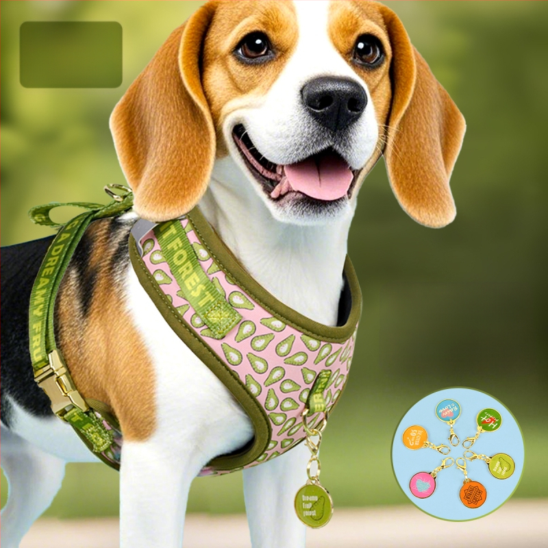 Uus armas suvine lemmiklooma rinnarihmaga ripats keskmistele ja suurtele koertele ning suurtele koertele