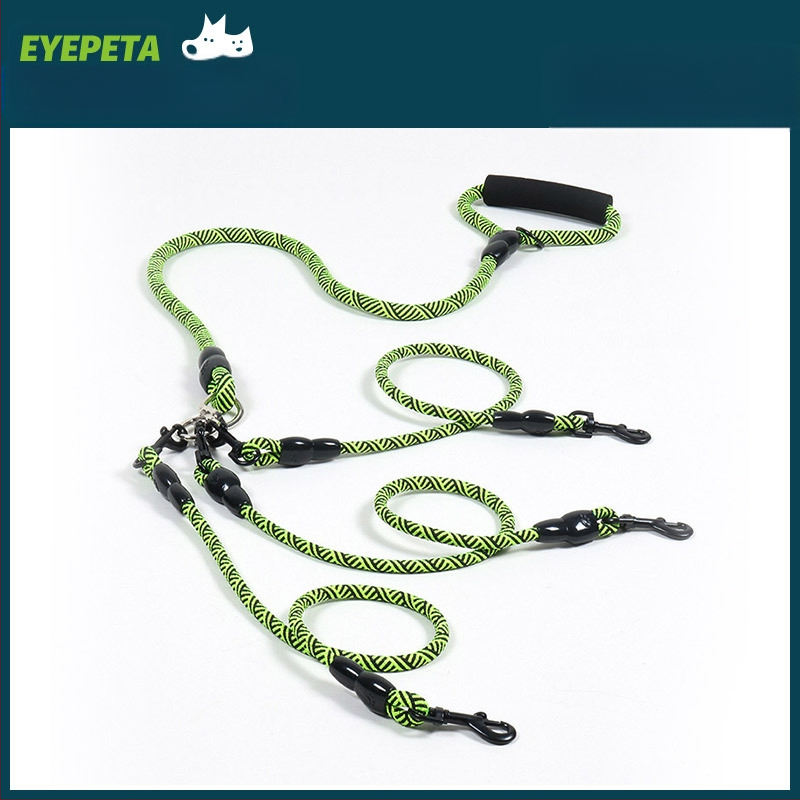 Üks-kolmele lemmiklooma jalutusrihm, üks-kahele jalutusrihm, koera jalutusrihm, mitmepeaga kahepeaga eemaldatav hulgimüük