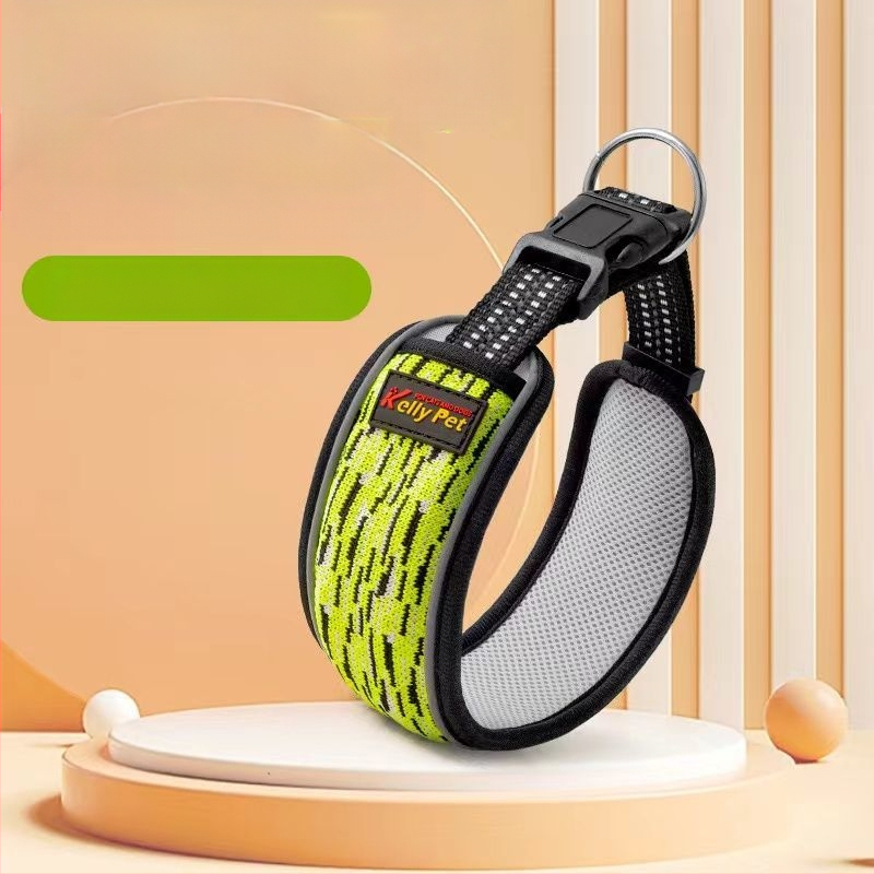 XZ [Megztos medžiagos] Šuns antkaklis, apsaugantis nuo liesėjimo, skirtas mažiems, vidutiniams ir dideliems labradoro šunims, pastorintas kaklo žiedas.