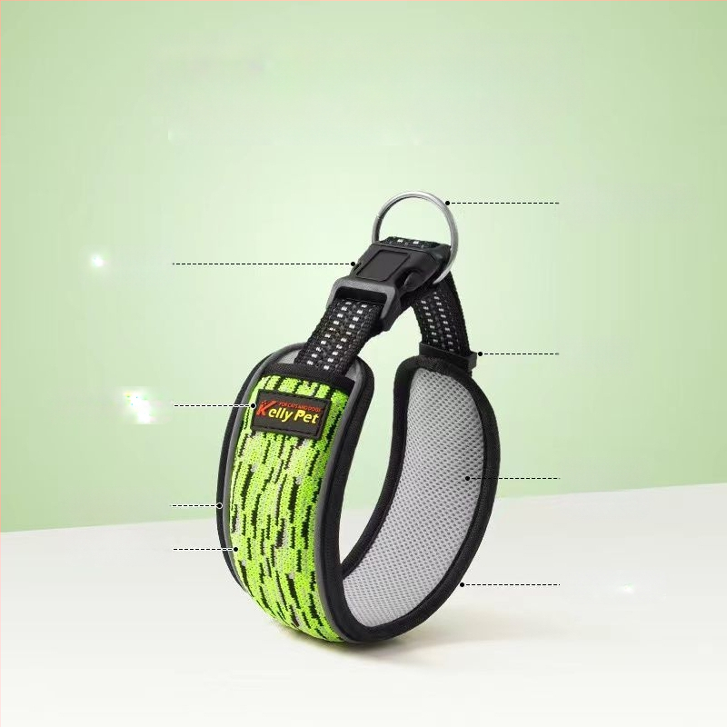 XZ [Megztos medžiagos] Šuns antkaklis, apsaugantis nuo liesėjimo, skirtas mažiems, vidutiniams ir dideliems labradoro šunims, pastorintas kaklo žiedas.