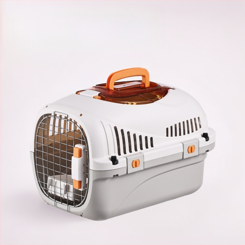 Moodne väljasõiduga lemmikloomade õhukast kaasaskantav kassi õhukast katuseaknaga koera lennuki saadetise kasti hulgimüük
