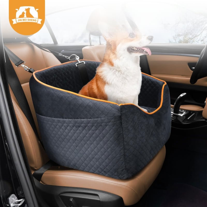 Scaun auto de siguranță pentru călătorii Amazon, vânzare fierbinte, pentru câini mici, cușcă auto, cușcă detașabilă și lavabilă