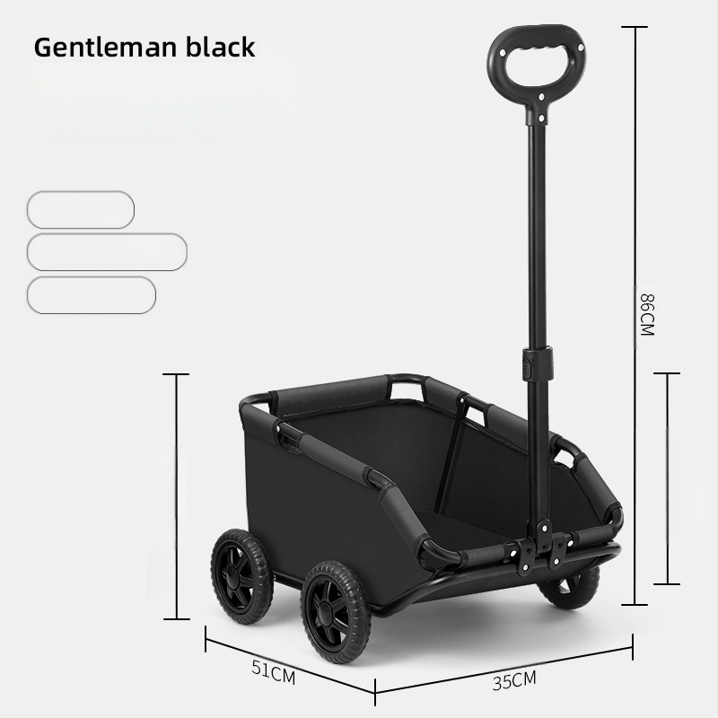 Lemmikloomakäru Koerte väljaskäimiseks Kokkupandav kerge Toiduostukäru Väikese ja keskmise suurusega koerakäru Koerte jalutuskäru Kassikäru Koerte veetav käru