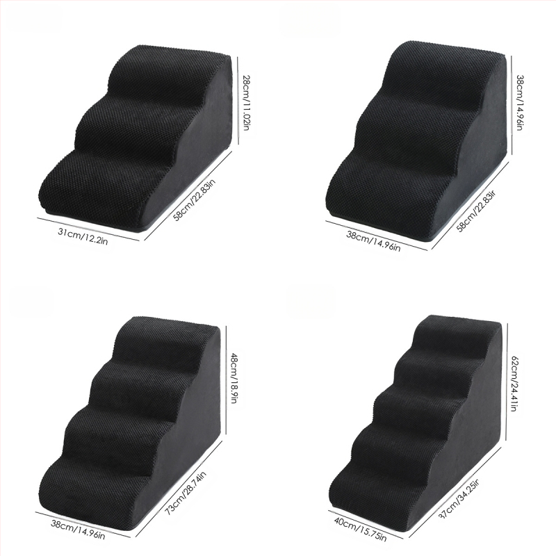 Scară pentru animale de companie Amazon tumu Xiyin, canapea extensibilă în sus și în jos, cu burete, treaptă în pantă, pentru pisici și câini mici