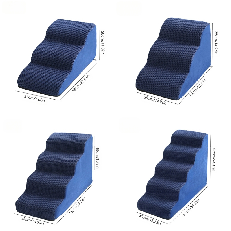 Scară pentru animale de companie Amazon tumu Xiyin, canapea extensibilă în sus și în jos, cu burete, treaptă în pantă, pentru pisici și câini mici