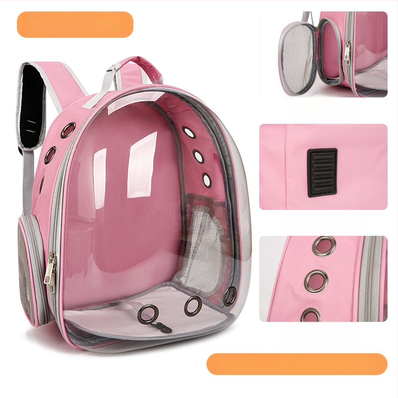 Kassikoti lemmiklooma seljakott väljaminev kaasaskantav läbipaistev kosmosekapsli lemmiklooma kott panoraamvaatega kassitarbed hingav seljakott