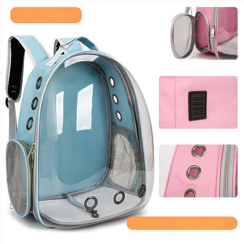 Kassikoti lemmiklooma seljakott väljaminev kaasaskantav läbipaistev kosmosekapsli lemmiklooma kott panoraamvaatega kassitarbed hingav seljakott