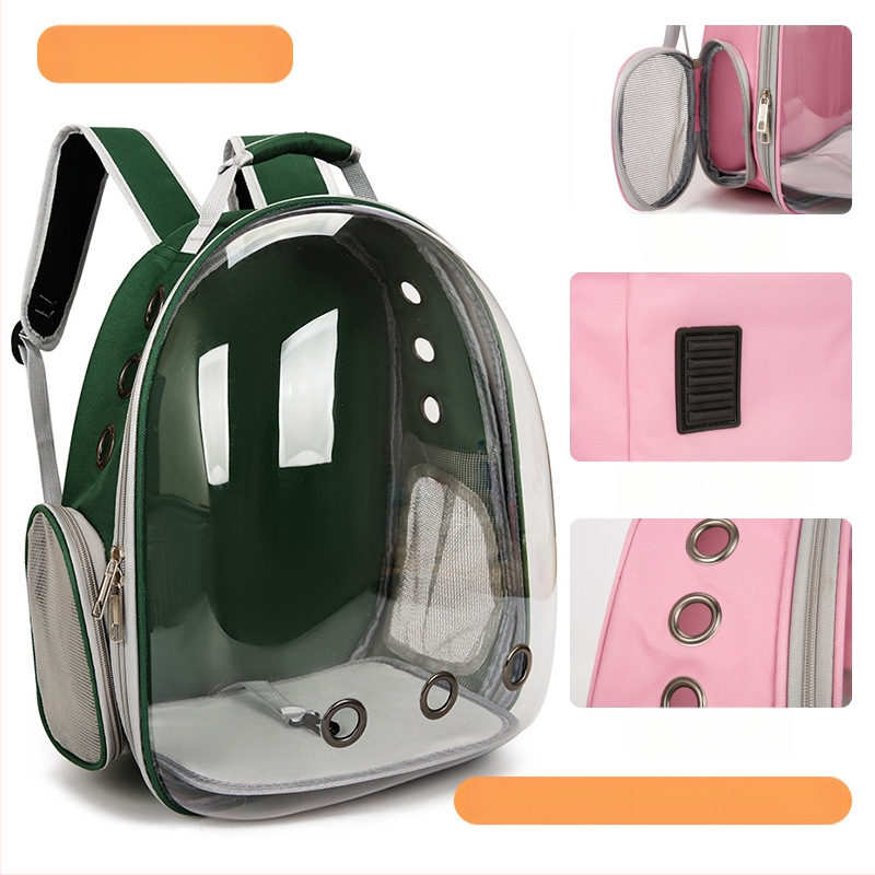 Kassikoti lemmiklooma seljakott väljaminev kaasaskantav läbipaistev kosmosekapsli lemmiklooma kott panoraamvaatega kassitarbed hingav seljakott