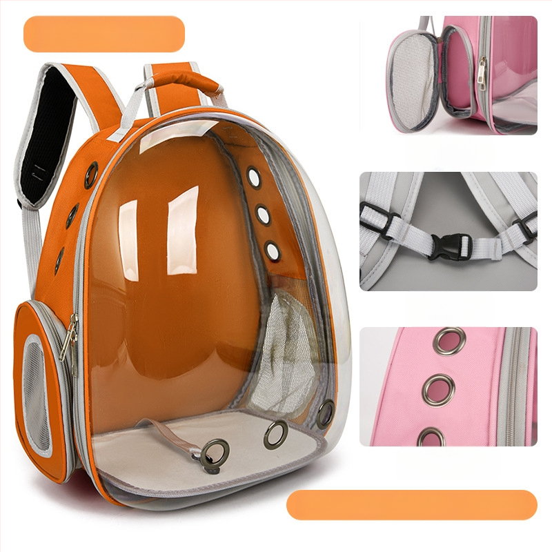 Kassikoti lemmiklooma seljakott väljaminev kaasaskantav läbipaistev kosmosekapsli lemmiklooma kott panoraamvaatega kassitarbed hingav seljakott