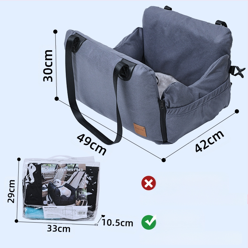 Nova auto kućica za mačke, univerzalna sigurnosna sjedalica za pse, mačje gnijezdo, četiri godišnja doba, prostirka za male pseće ljubimce