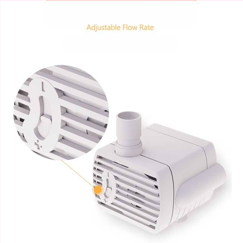 Vandens dozatoriaus priedai, vandens pompa, USB5V, su medvilne ir šviesa, reguliuojamas vandens srautas, vandens išėjimas, tylus, bešepetis