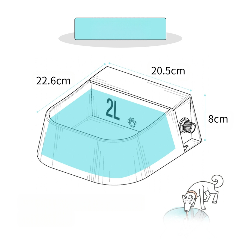 Amazon karstā mājdzīvnieku bļodas barotava suņu bļoda automātiska ūdens uzglabāšanas dzeramā strūklaka liellopiem aitām mājdzīvnieku barības bļoda suņu bļoda vairumtirdzniecība