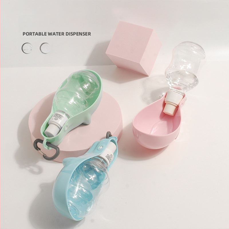 Hupu koera joogiveepudel, kaasaskantav koeraga jalutamise mängukaru joogifontään, lemmikloomade väljasõidutarbed, kassi joogiveeklaas