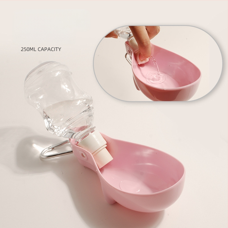 Hupu koera joogiveepudel, kaasaskantav koeraga jalutamise mängukaru joogifontään, lemmikloomade väljasõidutarbed, kassi joogiveeklaas