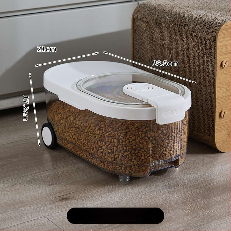 Ratiniai laikmačiai Ryžių kibiras Buitinis vabzdžiams ir drėgmei atsparus sandarus ryžių makaronų bakas Ryžių laikymo dėžė 10 kg maistinių grūdų laikymo kibiras