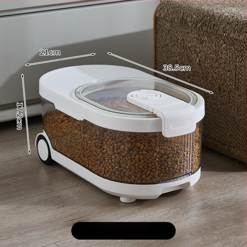 Ratiniai laikmačiai Ryžių kibiras Buitinis vabzdžiams ir drėgmei atsparus sandarus ryžių makaronų bakas Ryžių laikymo dėžė 10 kg maistinių grūdų laikymo kibiras