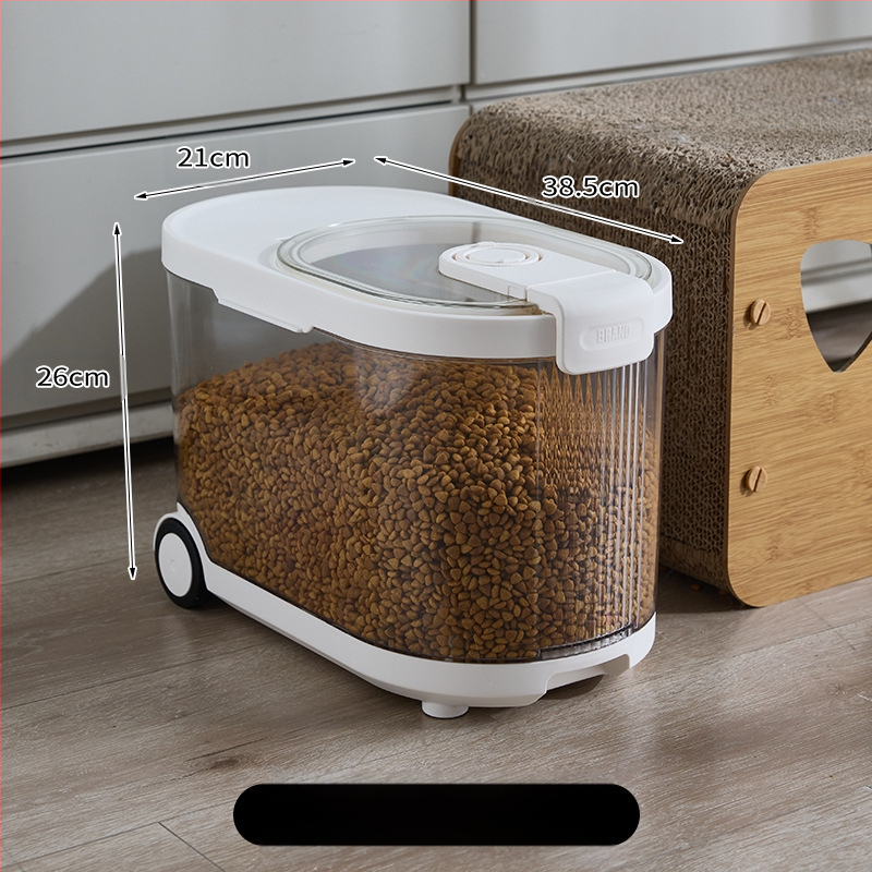 Ratiniai laikmačiai Ryžių kibiras Buitinis vabzdžiams ir drėgmei atsparus sandarus ryžių makaronų bakas Ryžių laikymo dėžė 10 kg maistinių grūdų laikymo kibiras