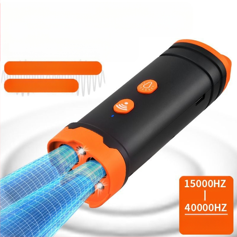 Ultraheli suure võimsusega kolmetuumaline koerte peletaja, haukumisvastane seade, koerte treeningvahend, peletusvahend koerte hammustuste ja haukumise ennetamiseks, enesekaitseks ja hammustusvastane