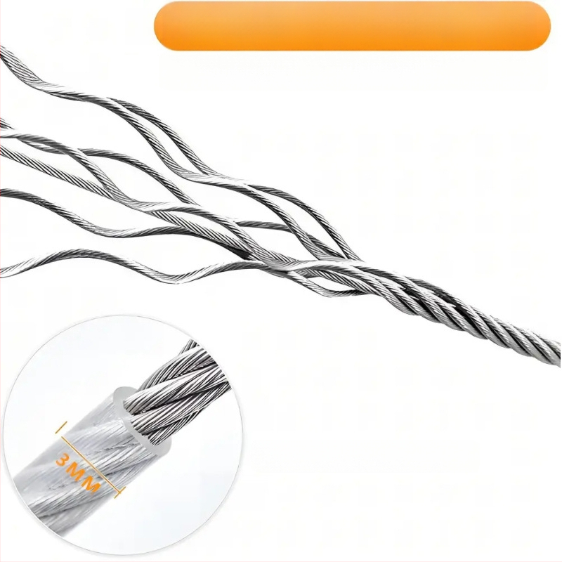 Piiriülene kuummüük lemmikloomade jalutusrihm roostevabast terasest trossist hammustusvastane kulumiskindel koerakett õues kasutamiseks mõeldud poltidega koerarihm