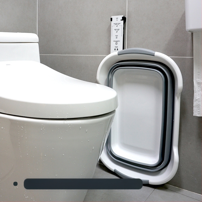 Mitmeotstarbeline kokkupandav lastevann, loominguline kokkupandav määrdunud korv, majapidamises kasutatavate lemmikloomade vannide hoiukorv