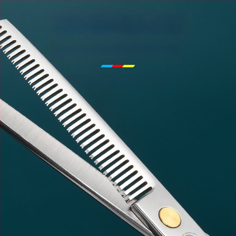 7-инчови ножици за красота на домашни любимци, ножици за зъби, плоски ножици, ножици за подстригване на косми за домашни любимци, ножици за извита коса за рязане на кучета, инструменти за котки, костюм