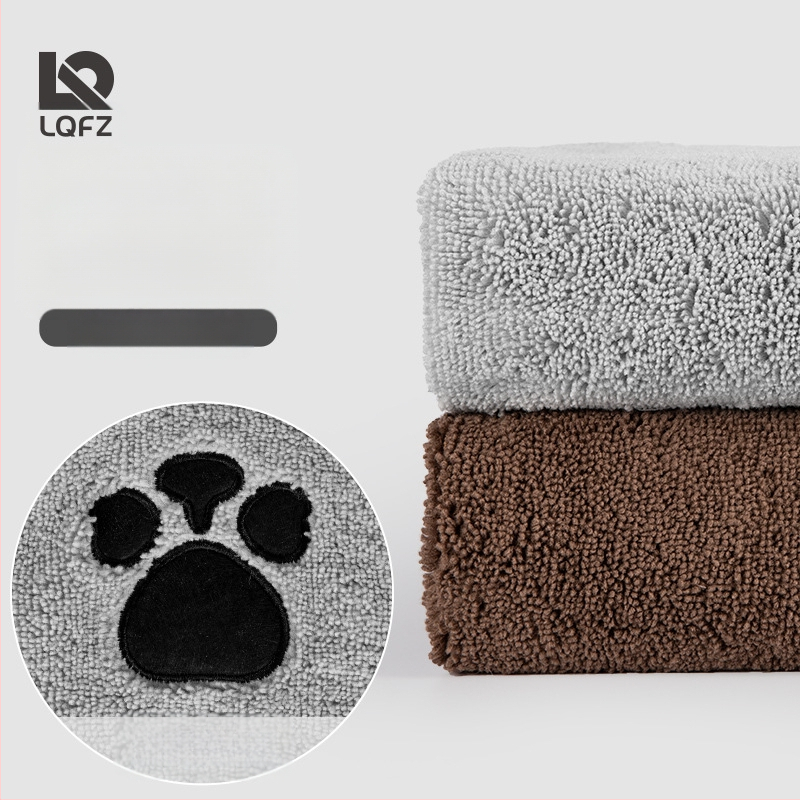 Mikropluošto naminių gyvūnėlių rankšluostis, stipriai sugeriantis, greitai džiūstantis, naminių gyvūnėlių grožio rankšluostis, dovana šuniui ir katei.