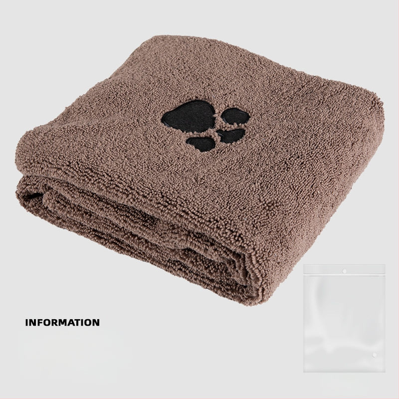 Mikropluošto naminių gyvūnėlių rankšluostis, stipriai sugeriantis, greitai džiūstantis, naminių gyvūnėlių grožio rankšluostis, dovana šuniui ir katei.