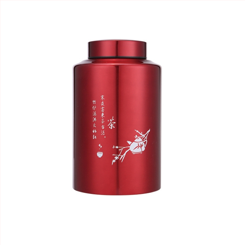 Nerūsējošā tērauda tējas burka, sabiezēta uzglabāšana, mājsaimniecības noslēgta burka, iepakojuma kaste, tējas kaste, tējas komplekts, tējas dāvanu kaste, melnā tēja, zaļā tēja