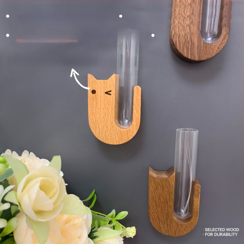 Täispuidust lemmikloomade karvade mälestuskarp, kassihabemega külmkapi kleebiste kollektsioon, suveniirkoer, kassihabeme koguja