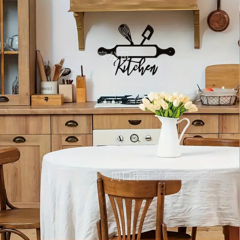 Метални табели за трансгранично ползване, кухненски табели, стенна декорация, обикновени метални кухненски декоративни табели, Великден